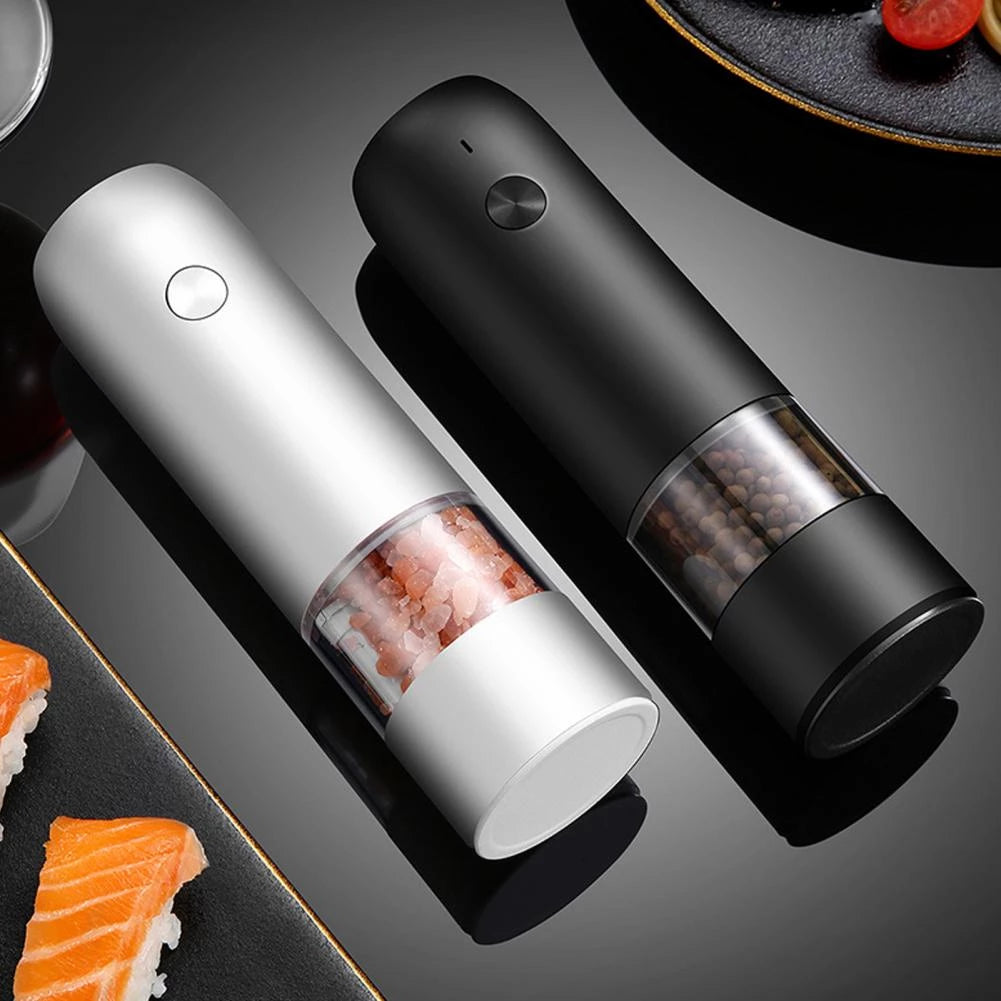 Rechargeable Electric Salt and Pepper Grinder Set